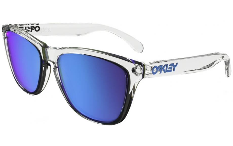 oakley blue mirror sunglasses